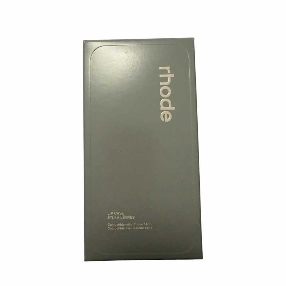 Rhode Lip Case iPhone 14/15 Silicone Phone Case NEW Hailey Bieber NIB Sealec